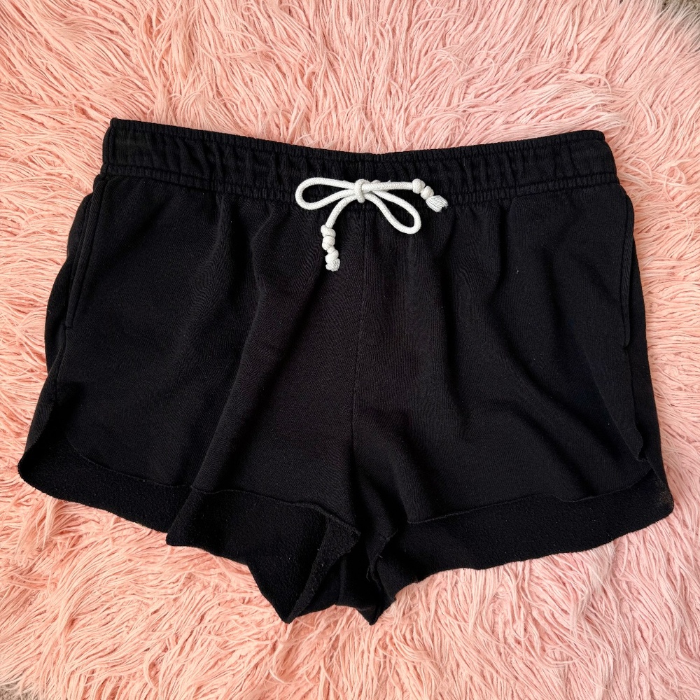 Wild Fable Black Cotton Shorts